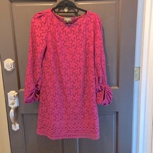 Beautiful Lace Peasant Sleeve Dress